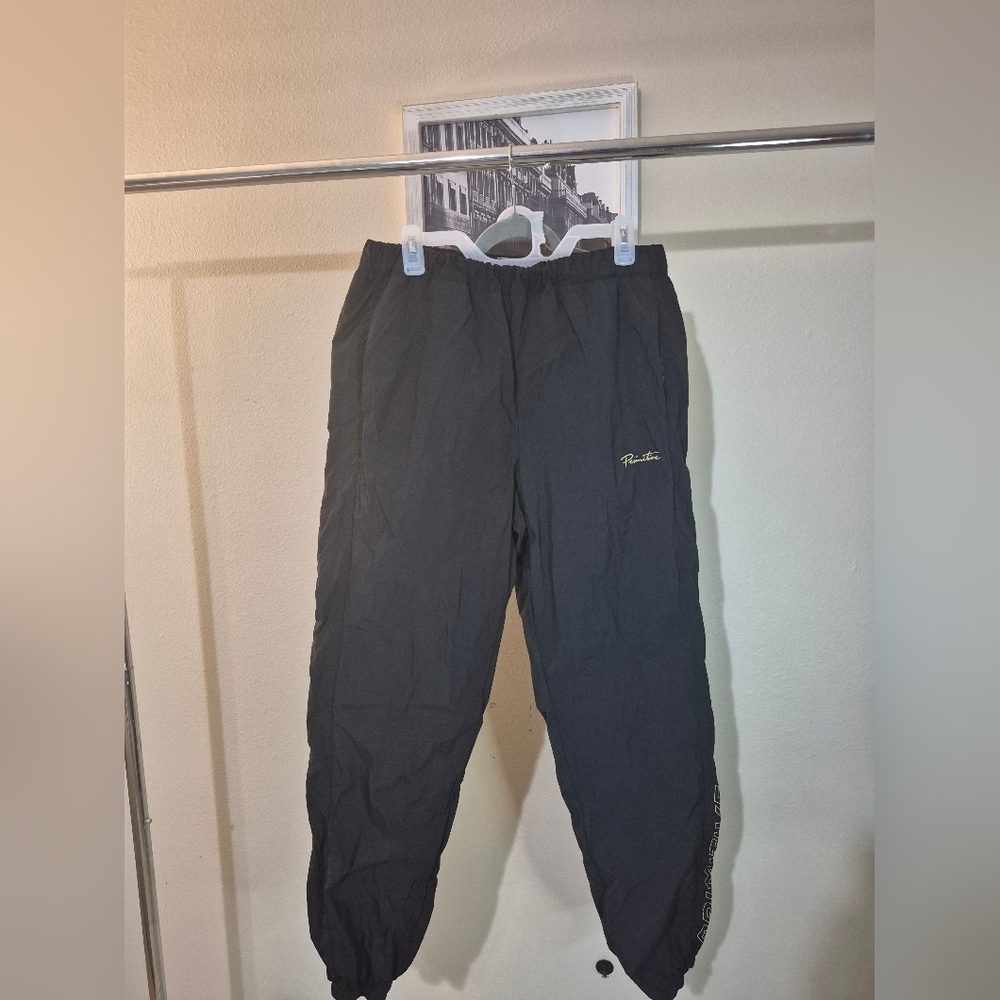 Primitive Black Joggers with Gold Accents (No Drawstring)